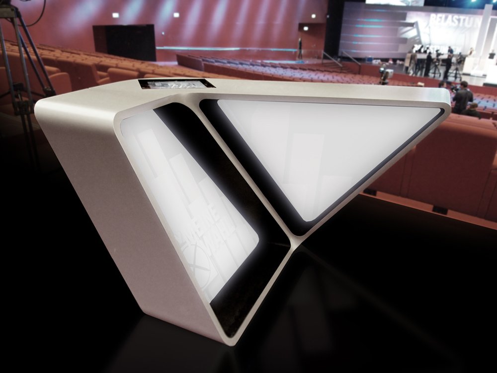 2010 – ATV Wien Wahl – Studiomöbel © Peter Mitterer Architekten