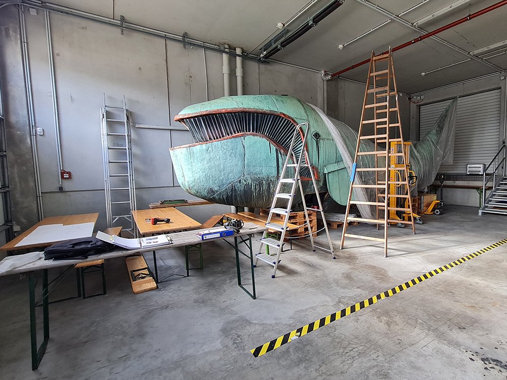 2022 – Wien Museum – Hängung Wal © Winter Artservice